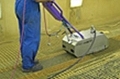 cleaning paint shop grids with the falch scater 25 