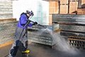 cleaning of zinc-coated formworks